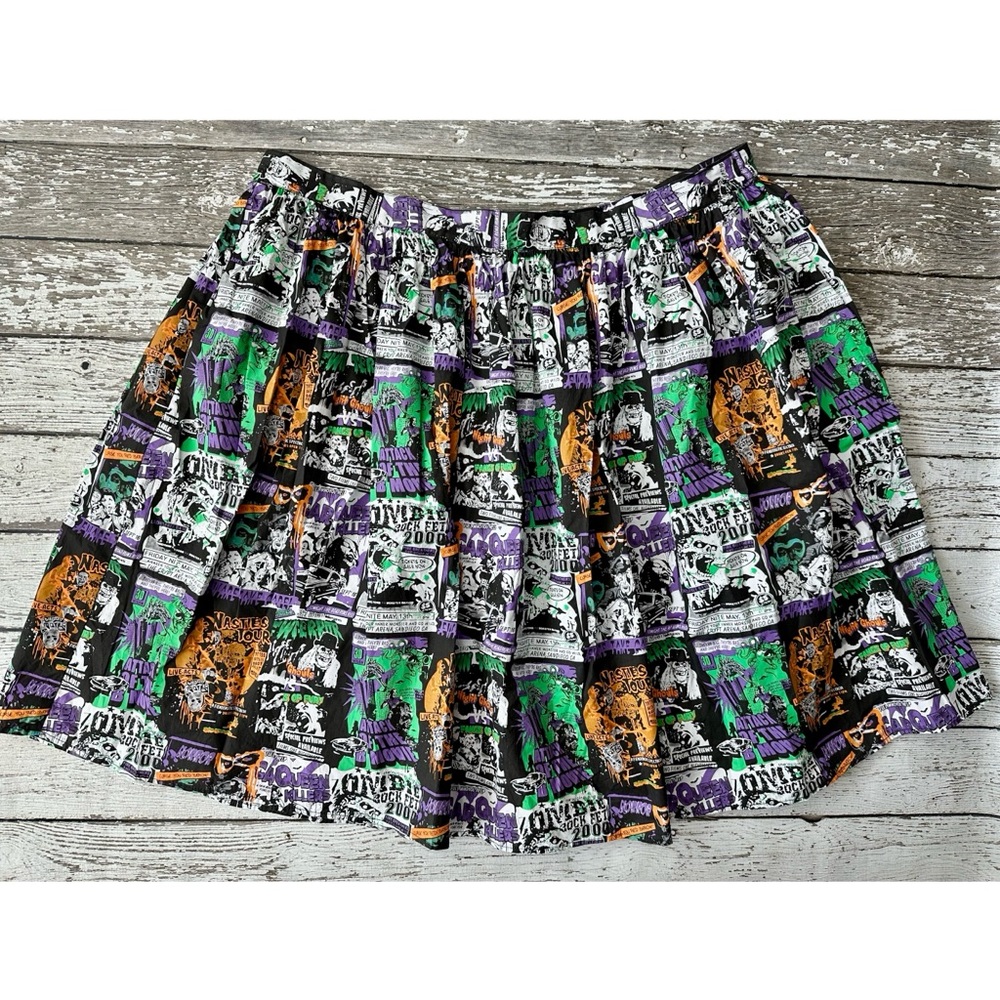 Hell Bunny Be Afraid A Line Skirt Plus Size 5x